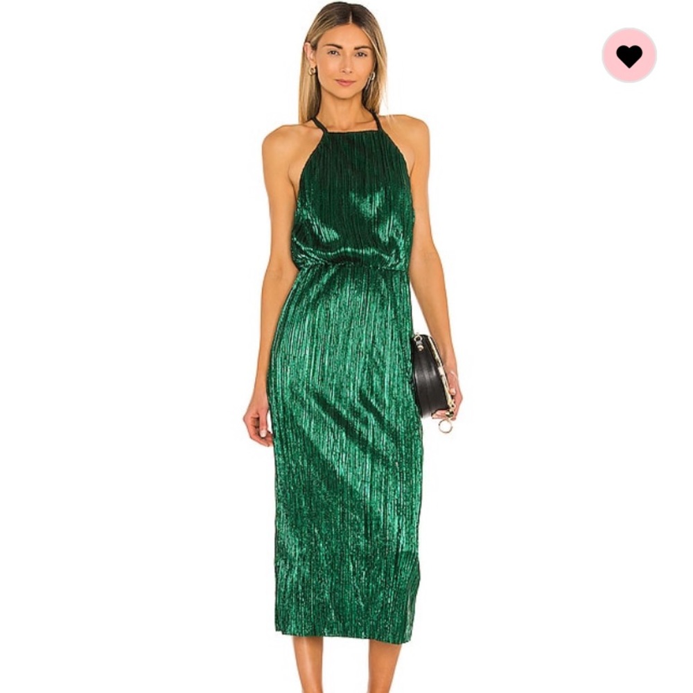 Revolve x House of Harlow Emerald Farrah Dress